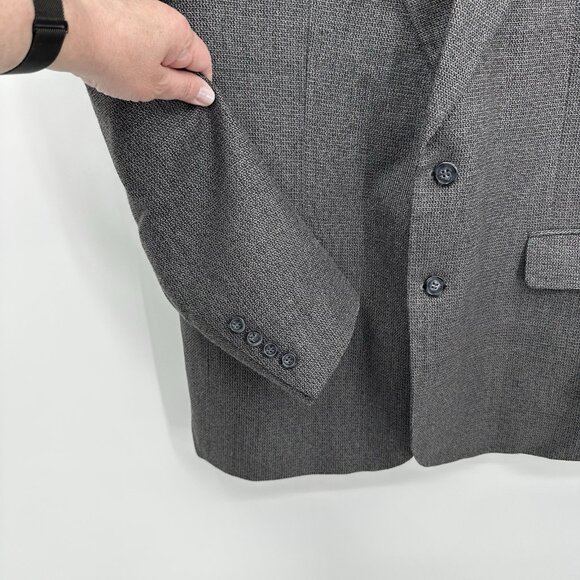 PANHANDLE SLIM jacket blazer sport coat wool silk western cowboy black gray 42L - Picture 5 of 8